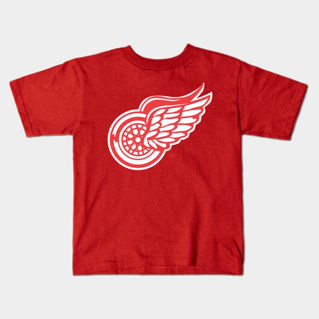 Detroit Wings-City Kids T-Shirt by karenblanco